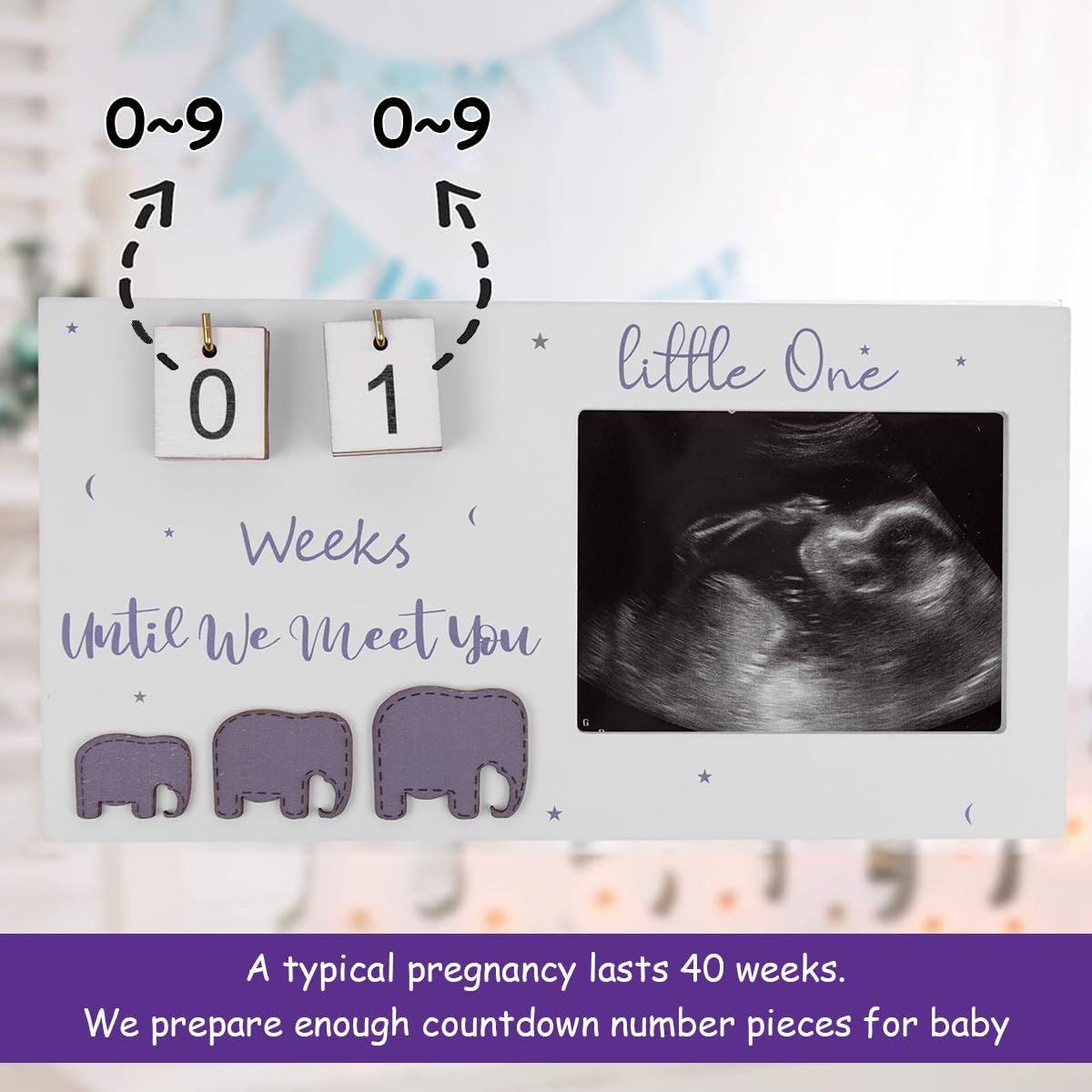SNOWIE SOFT® Baby Photo Frame Ultrasound Picture Frame Sonogram Keepsake Frame, Pregnancy Gifts for First Time Mom, Baby Shower Gifts Baby Sonogram Wood Photo Frame Newborn Gifts for Expectant Mother SNOWIE SOFT® Baby Photo Frame Ultrasound Picture Frame Sonogram Keepsake Frame, Pregnancy Gifts for First Time Mom, Baby Shower Gifts Baby Sonogram Wood Photo Frame Newborn Gifts for Expectant Mother